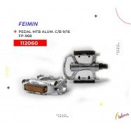 (112060) PEDAL FP-968 ALUMINIO MTB C/BROCHE 9/16 FEIMIN