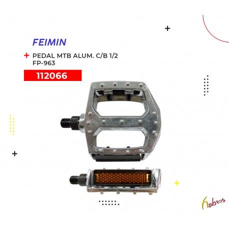 (112066) PEDAL MOD:FP-963 ALUMINIO MTB 1/2 FEIMIN