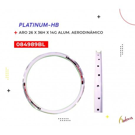 (084989BL) ARO 26X36HX14G ALUMINIO AERODINAMICO D/PARED BLANCO PLATINUM-HB5