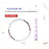 (084989BL) ARO 26X36HX14G ALUMINIO AERODINAMICO D/PARED BLANCO PLATINUM-HB5