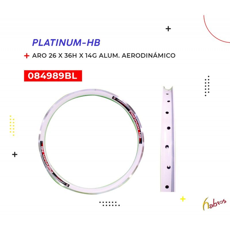 (084989BL) ARO 26X36HX14G ALUMINIO AERODINAMICO D/PARED BLANCO PLATINUM-HB5