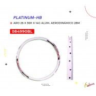 (084990BL) ARO 26X36HX14G ALUMINIO AERODINAMICO D/PARED BLANCO PLATINUM-HB5