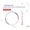 (084990BL) ARO 26X36HX14G ALUMINIO AERODINAMICO D/PARED BLANCO PLATINUM-HB5