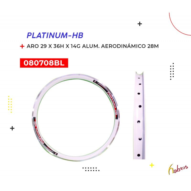 (080708BL) ARO 29X36HX14G ALUMINIO AERODINAMICO D/PARED BLANCO PLATINUM-HB5