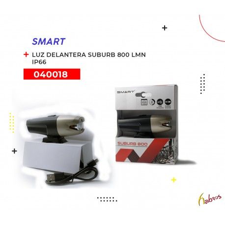 (040018) LUZ DELANTERA 800LMN RECARGABLE IP66 BL188W TW