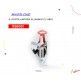 (026051) PORTA ANFORA ALUMINIO MASSLOAD BLANCO/ROJO CL-080L