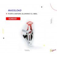 (026051) PORTA ANFORA ALUMINIO MASSLOAD BLANCO/ROJO CL-080L