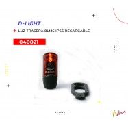 (040000) LUZ TRASERA 8LMS IP66 RECARGABLE CG214R-RD