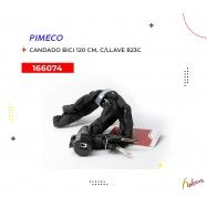 (166074) CANDADO BICICLETA NEGRO 120CM LARGO C/LLAVE 823C TAIWAN