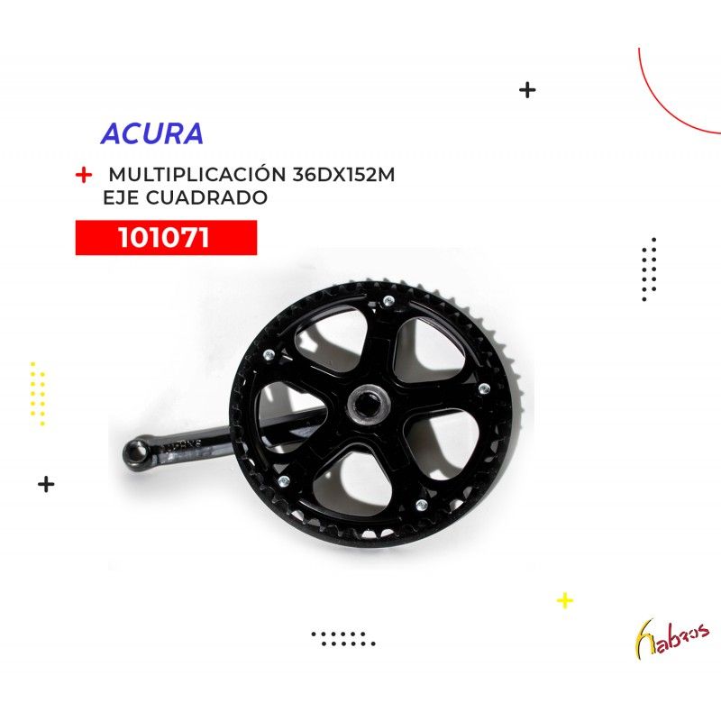 (101071) MULTIPLICACION 36X152m EJE 112 NEGRO