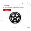 (103224) PLATO CIGUEÑAL DOBLE NEGRO S/CUBRE CADENA