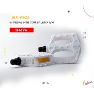(114174) PEDAL MTB/BMX MIXIEER 626 C/BALA 9/16 BLANCO