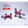 (112091) PEDAL MTB AMOEBA ROJO 240GR