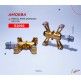 (112092) PEDAL MTB AMOEBA DORADO 240GR