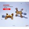 (112092) PEDAL MTB AMOEBA DORADO 240GR