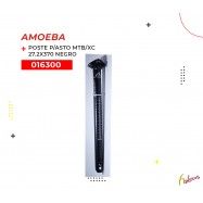(016300) POSTE DE ASIENTO MTB/XC 27.2X370 NEGRO AMOEBA