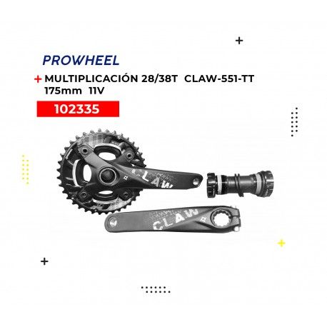 (102335) MULTIPLICACION  28/38T CLAW-551-TT 175m 11V PROWHEEL