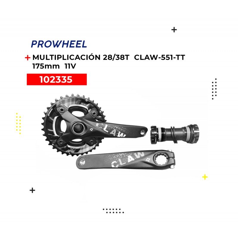 (102335) MULTIPLICACION  28/38T CLAW-551-TT 175m 11V PROWHEEL