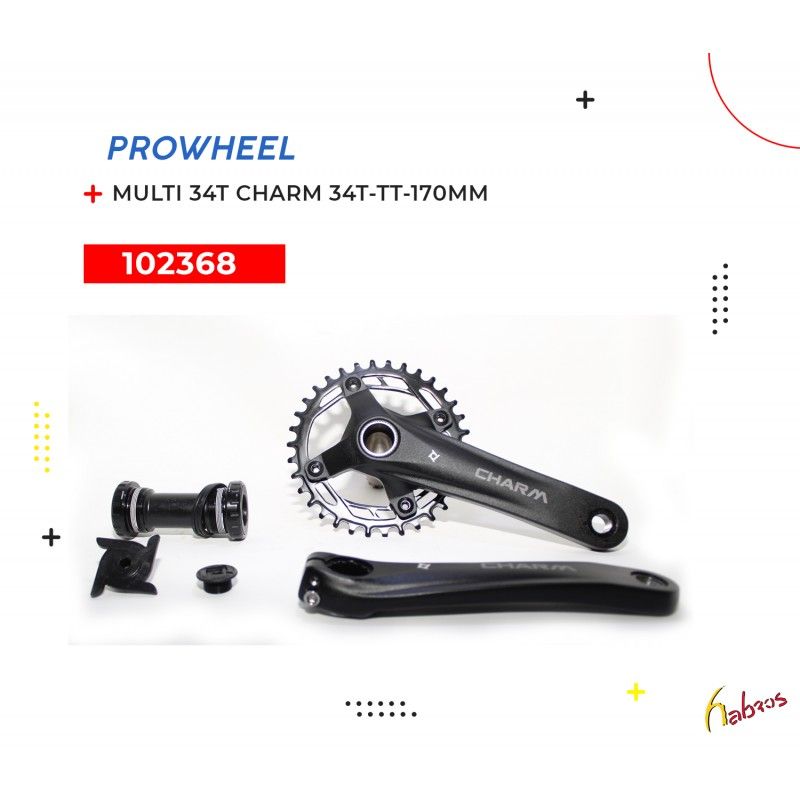 (102368) MULTIPLICACION 34T CHARM-34T-TT 170MM PROWHEEL