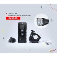 (040026) LUZ DELANTERA  MODELO:3204  2000LUMENS  BRIVIGA