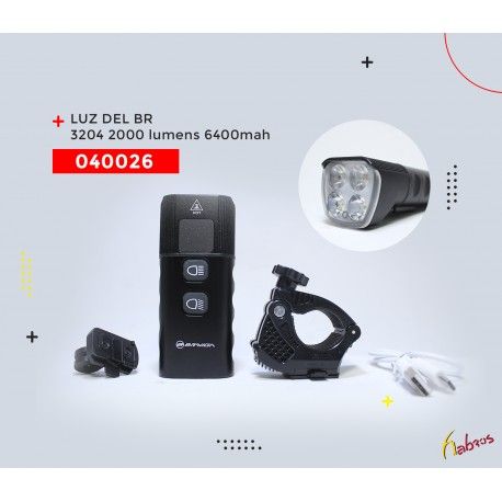 (040026) LUZ DELANTERA  MODELO:3204  2000LUMENS  BRIVIGA