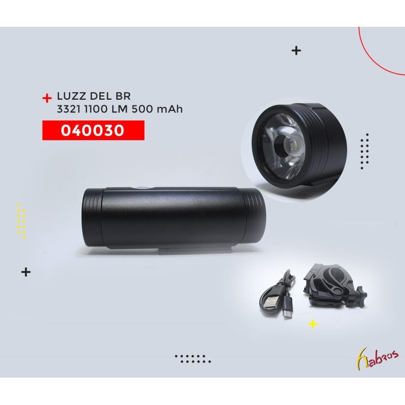 (040030)  LUZ DELANTERA MODELO:  3321  1100LUMENS  BRIVIGA