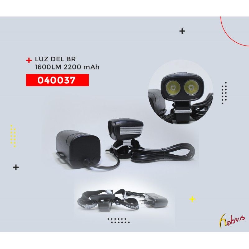 (040037) LUZ DELANTERA  1600LUMENS  BRIVIGA