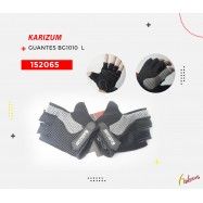 (152065)  GUANTES  MEDIOS DEDOS  MODELO:BG1010  TALLA: L  KARIZUM