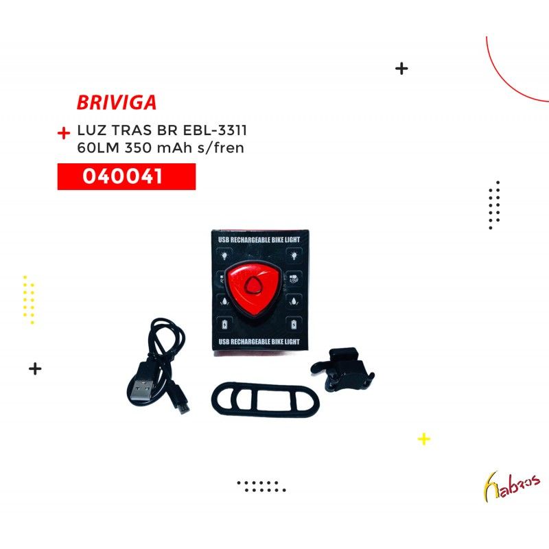 (040041) LUZ TRASERA MODELO:3311  60LUMENS  BRIVIGA