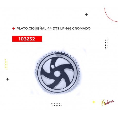 (103232) PLATO CIGUEÑAL 44 DTS LP-146 CROMADO 50