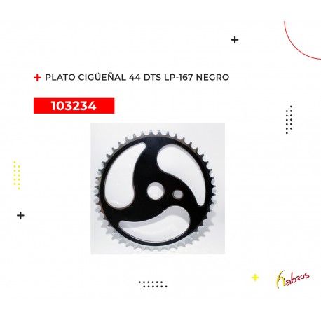 (103234) PLATO CIGUEÑAL 44 DTS  LP-167 NEG 50