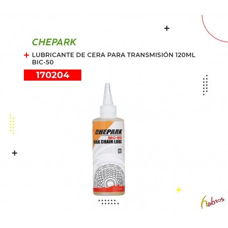 (170204) LUBRICANTE DE CERA PARA TRANSMISION BIC-50  120ML CHEPARK