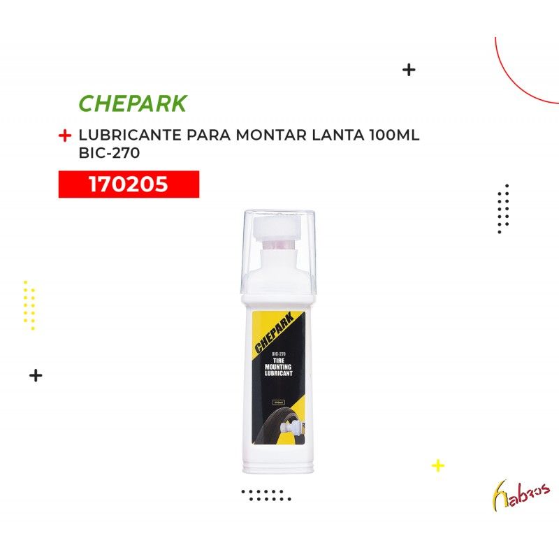 (170205) LUBRICANTE PARA MONTAR LLANTA  BIC-270  100ML  CHEPARK