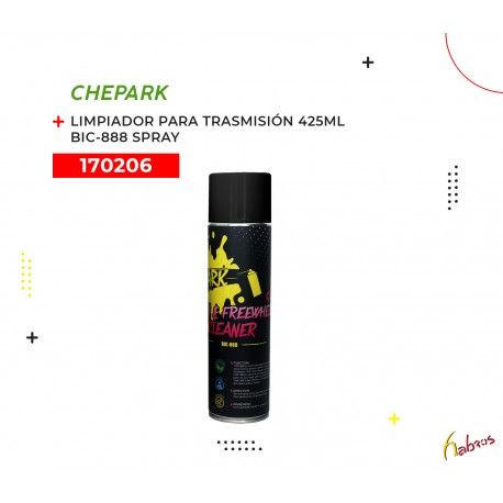 (170206)  LIMPIADOR PARA TRANSMISION BIC-888 SPRAY  425ML  CHEPARK