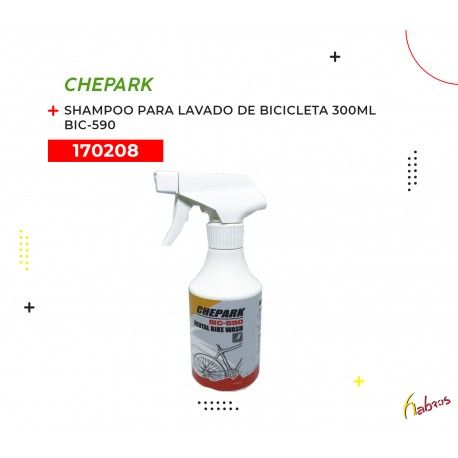 (170208) SHAMPOO PARA LAVADO DE BICICLETAS BIC-590  300ML  CHEPARK