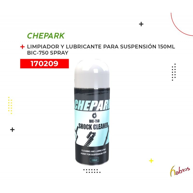 (170209) LIMPIADOR Y LUBRICANTE PARA SUSPENSION  BIC-770  SPRAY CHEPARK  150ML