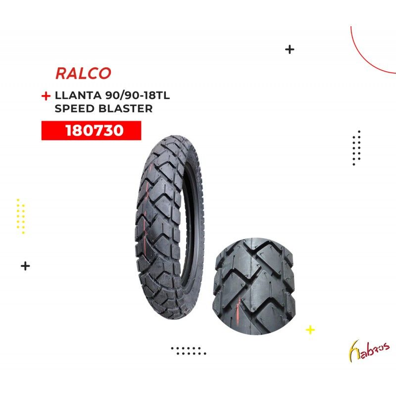 (180730) LLANTA 90/90-18  TL  1034  SPEED BLASTER  RALCO