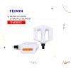 (114005C) PEDAL FP-807B CON BALA 1/2  BLANCO FEIMIN