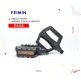 (114143) PEDAL  FP-619 INFALTIL  SIN BALA  9/16  NEGRO  FEIMIN