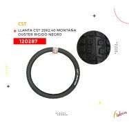 (120287) LLANTA CST 29X2.40 MONTAÑA OUSTER RIGIDO NEGRO