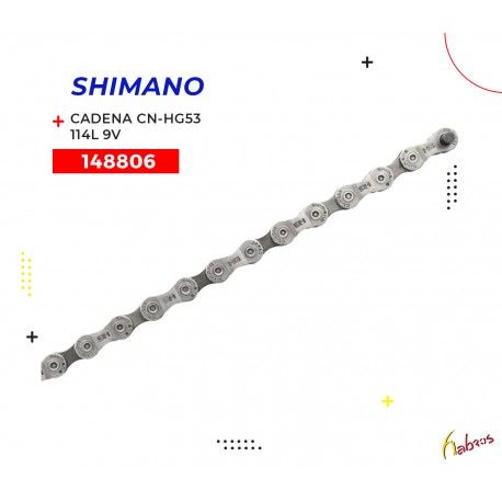 (148806) CADENA CN-HG53 114L 9 VEL. SHIMANO