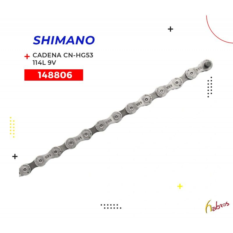 (148806) CADENA CN-HG53 114L 9 VEL. SHIMANO