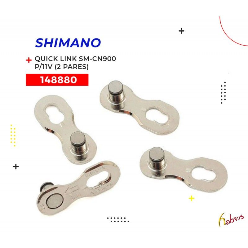 (148880) QUICK LINK SM-CN900  P/11VEL  (2 PARES) SHIMANO