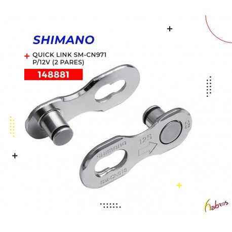 (148881) QUICK LINK SM-CN971 P/12VEL. (2 PARES) SHIMANO