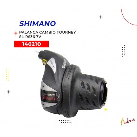 (146210) PALANCA DE CAMBIO TOURNEY SL-RS36  7VEL. SHIMANO