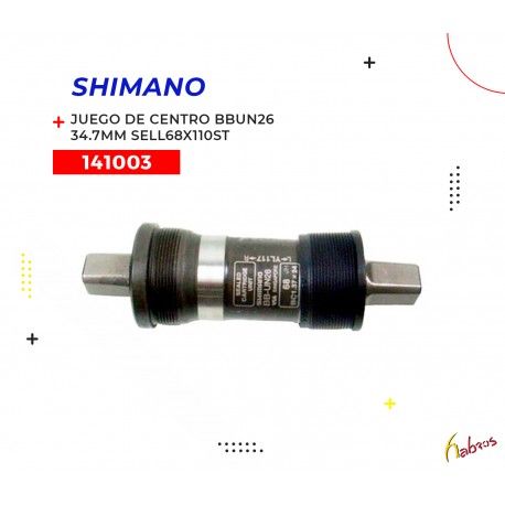 (141003) JUEGO DE CENTRO BBUN26 34.7MM  SELL68X110ST SHIMANO