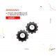 (149211) POLEA DE CAMBIO GUIA E TENSAO DEORE/SLX R SHIMANO