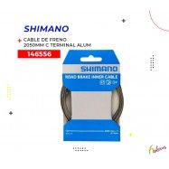 (146556) CABLE DE FRENO 2050MM C TERMINAL ALUMINIO SHIMANO
