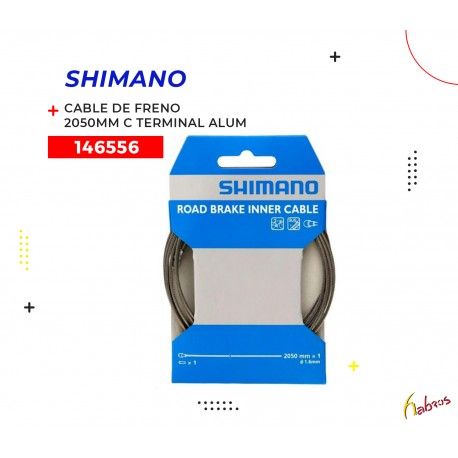 (146556) CABLE DE FRENO 2050MM C TERMINAL ALUMINIO SHIMANO