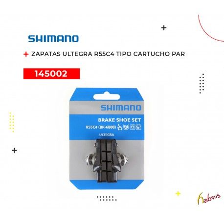 (145002) ZAPATAS ULTEGRA R55C4  TIPO CARTUCHO (PAR) SHIMANO